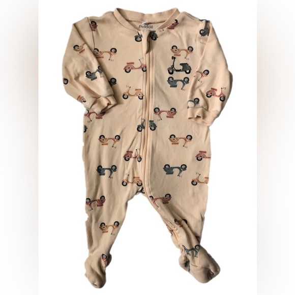 Bundle of 4 footies with themed embroidery• Pekkle• Baby clothing•3 months old - Picture 4 of 7